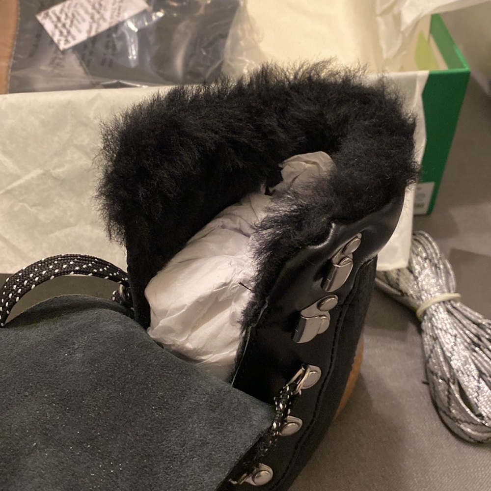 J Crew Nordic boots black NIB - Picture 3 of 8